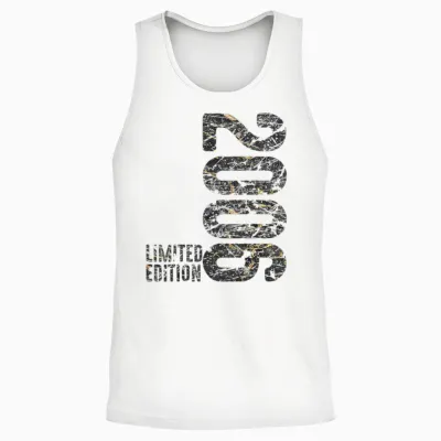 20. Geburtstag Mann Frau 20 Jahre 2006 Deko Geschenk Lustig Unisex Tank Top - White