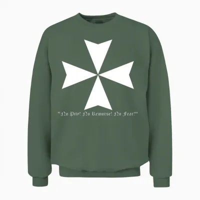 Black Templar Unisex Sweatshirt - Military Green