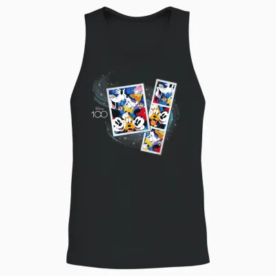 Disney 100 Anniversary Mickey and Pals Photo Booth D100 Unisex Tank Top - Black