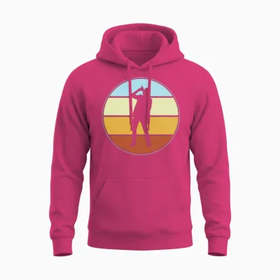 Singing Retro Unisex Hoodie - Heliconia