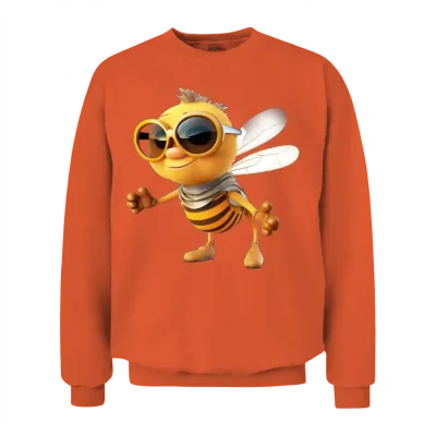 Design Your Own Bee Unisex Sweatshirt - Orange