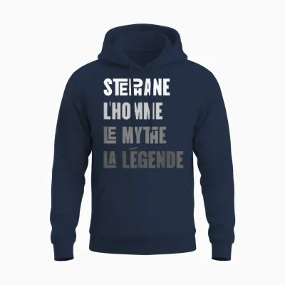 Stephane Man Myth Legend Gift Idea Stephane Unisex Hoodie - Navy