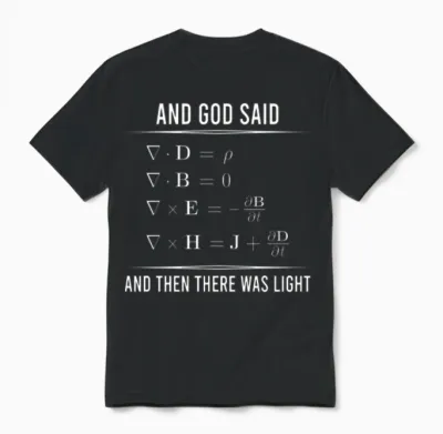 Maxwells Equations Maxwell Maxwell's Math Pi 1bk1 Unisex T-Shirt - Black