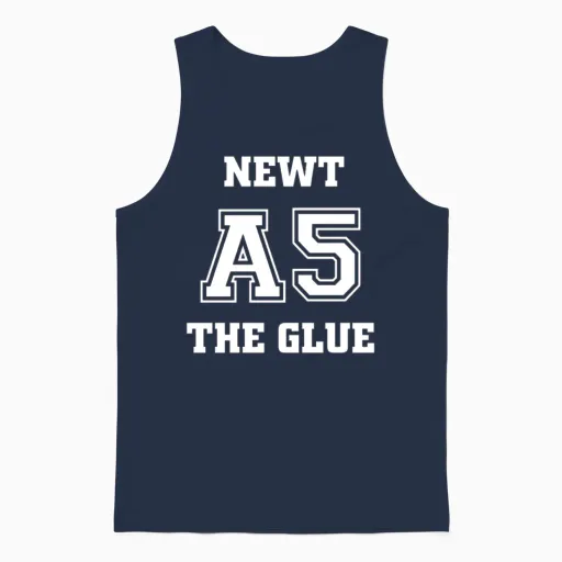 Newt A5 the Glue Mazer Runner Newtmas Thomas Movie Unisex Tank Top - Navy