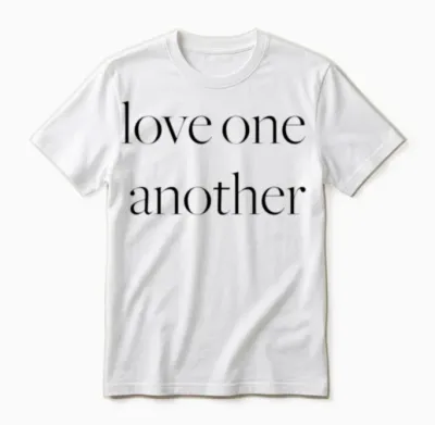 Love One Another | Best-Selling Tshirt Design Unisex T-Shirt - White