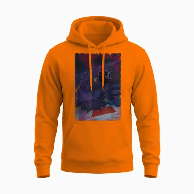 Poppy Playtime Catnap Red Smoke Unisex Hoodie - Safety Orange