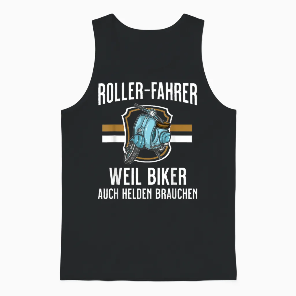 Scooter Gift for Scooter Riders Men Women Scooter Rider T-Shirt, Black Unisex Tank Top in Black