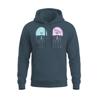Jelly Prank Funny Unisex Hoodie - Dark Heather