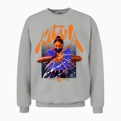 Mortal Kombat 2 Kitana Fans Unisex Sweatshirt - Ash
