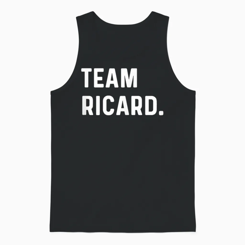 Team Ricard - Name Unisex Tank Top in Black
