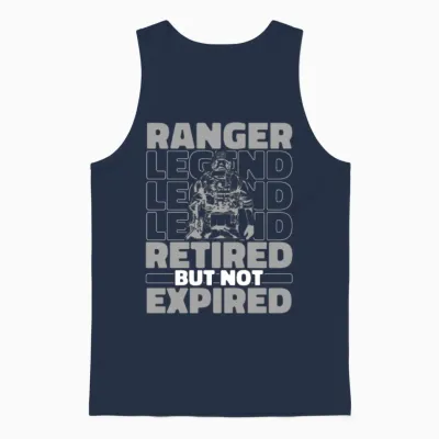 Park Ranger Retired Unisex Tank Top - Navy