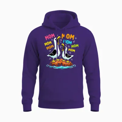 Mama Möwe Lustige Mama Möwen Muttertag Mama Humor Unisex Hoodie - Purple