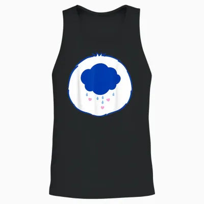 Care Bears Grumpy Belly Unisex Tank Top - Black