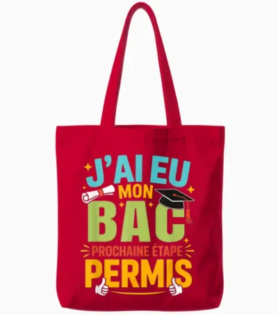 Bachelor I Had My Bac 2025 Prepare Bachelor License Tote Bags - Red