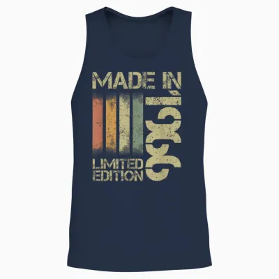 1966 Vintage Geburtstag Retro Vintage Männer Frauen Geschenk Unisex Tank Top - Navy