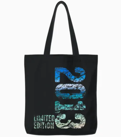 13. Geburtstag Junge Mädchen 13 Jahre 2013 Geschenk Lustig Tote Bags - Black