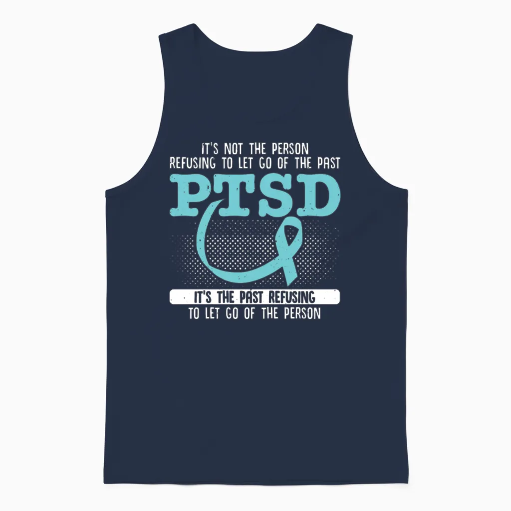 Ptsd 22 Veterans, Navy, Army Unisex Tank Top in Navy