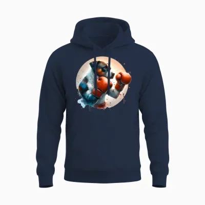 For Boxer Dog Owner Boxer Dog Lover Unisex Hoodie - Navy