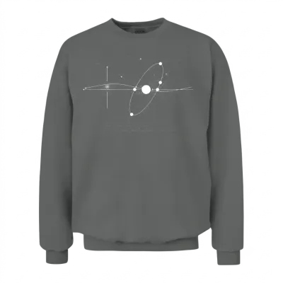 Solar Systems Diagram Astronomy Lover Unisex Sweatshirt - Graphite Heather
