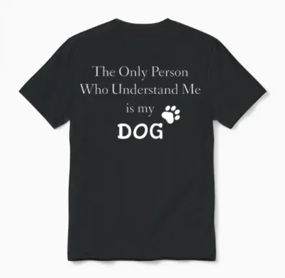 Dogs Unisex T-Shirt - Black