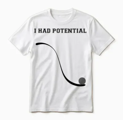 Joke About Retro Physics Unisex T-Shirt - White