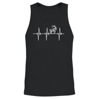 Heartbeat for Capricorns Unisex Tank Top - Black – 2
