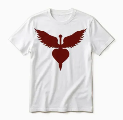 Official Bon Jovi Forever Print on the Back T-Shirt, Black, S Unisex T-Shirt - White