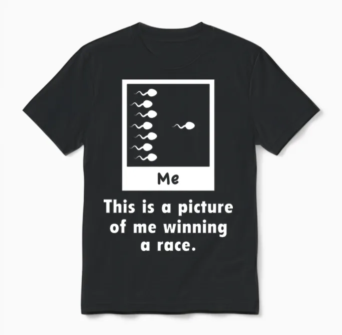 This Is a Very Old Picture of Me Unisex T-Shirt in Black