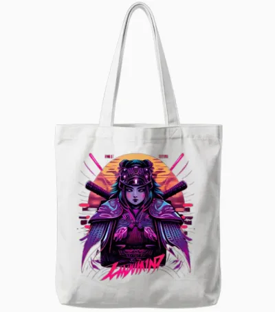 Samouraï Tote Bags - White