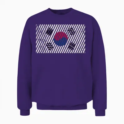 South Korea Unisex Sweatshirt - Purple