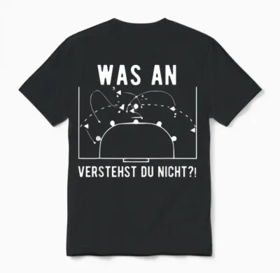 Handballer Trainer Handball Play Train Funny Gift Idea T-Shirt, Black Unisex T-Shirt - Black