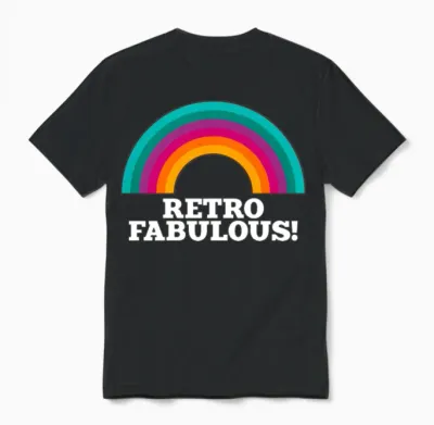 Retro Unisex T-Shirt - Black
