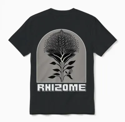 Botanic Beauty Unisex T-Shirt - Black
