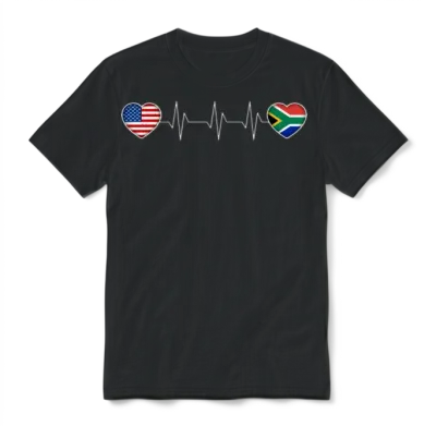South Africa Unisex T-Shirt - Black