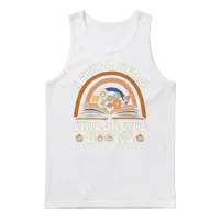 Rainbow I Still Read Children S Books Unisex Tank Top - White – 1