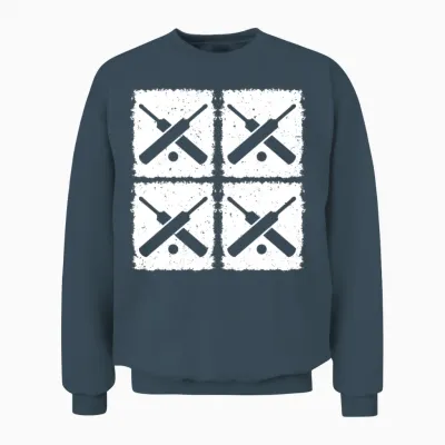 Cricket Retro Cricket Cricketing Retro Cricket Pla Unisex Sweatshirt - Dark Heather