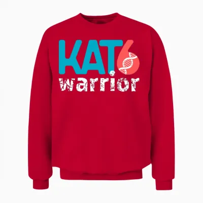 Kat6 Warrior Unisex Sweatshirt - Red