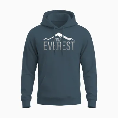 Hiking Mountain Mount Everest Mind Unisex Hoodie - Dark Heather