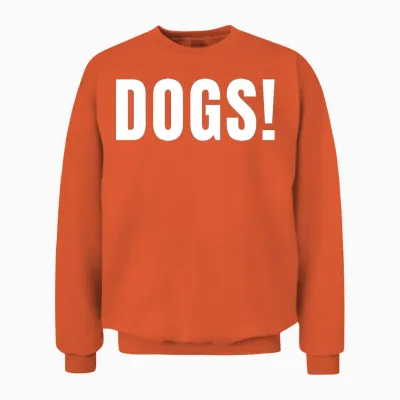 Dogs Unisex Sweatshirt - Orange