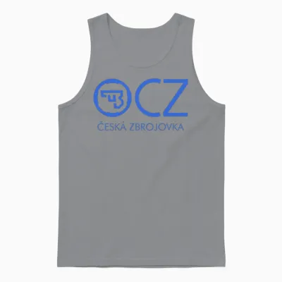 Cz Logo Unisex Tank Top - Sport Grey