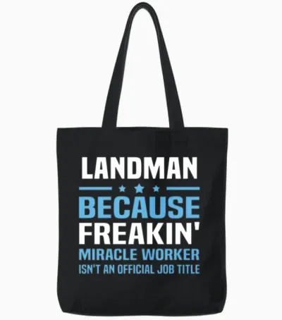 Landman Tote Bags - Black