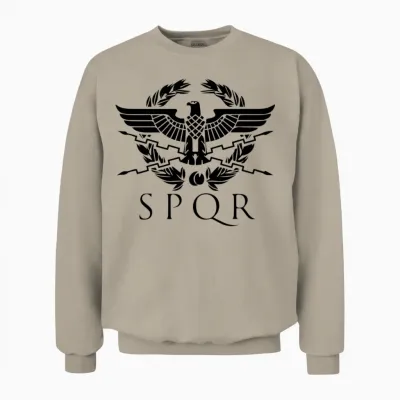 Spqr Unisex Sweatshirt - Sand
