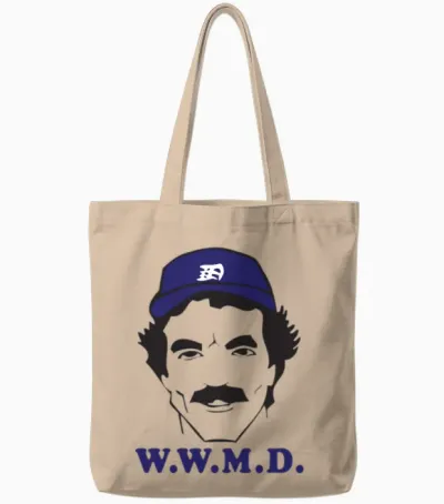 What Would Magnum Do Tote Bags - Natural