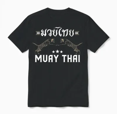 Muay Thai Thai Boxing Unisex T-Shirt - Black