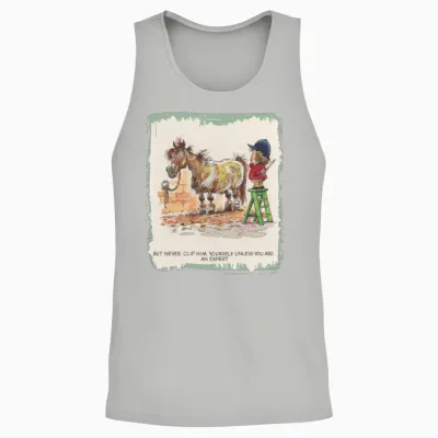 Thelwell Hairdresser Be a Expert Unisex Tank Top - Ash