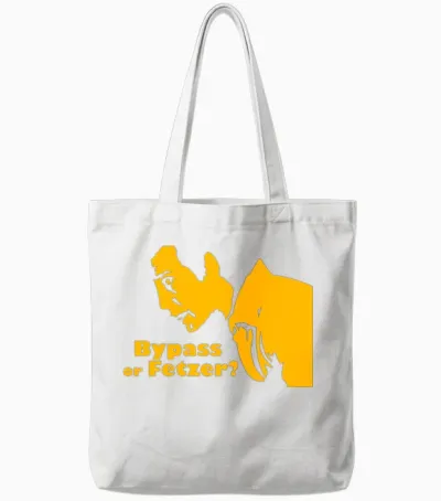 Fletch Tote Bags - White