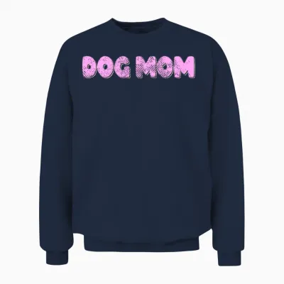 Dog Mom Unisex Sweatshirt - Navy