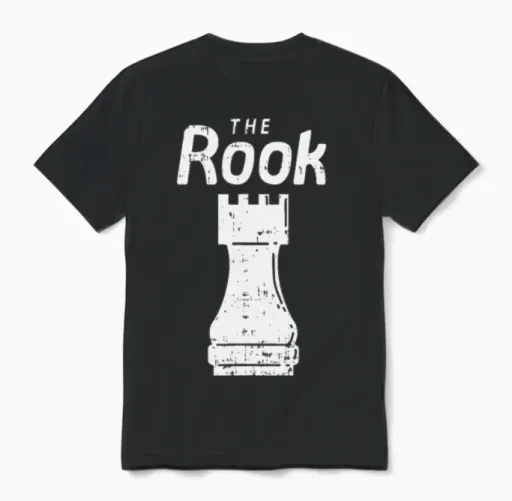 Halloween Chess Piece the Rook Shirt Matching Unisex T-Shirt in Black