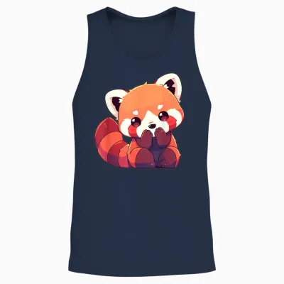 Red Panda Kleine Pandas Kleiner Roter Panda Unisex Tank Top - Navy