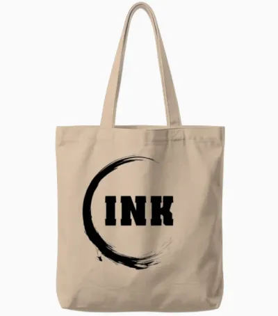Ink Tote Bags - Natural